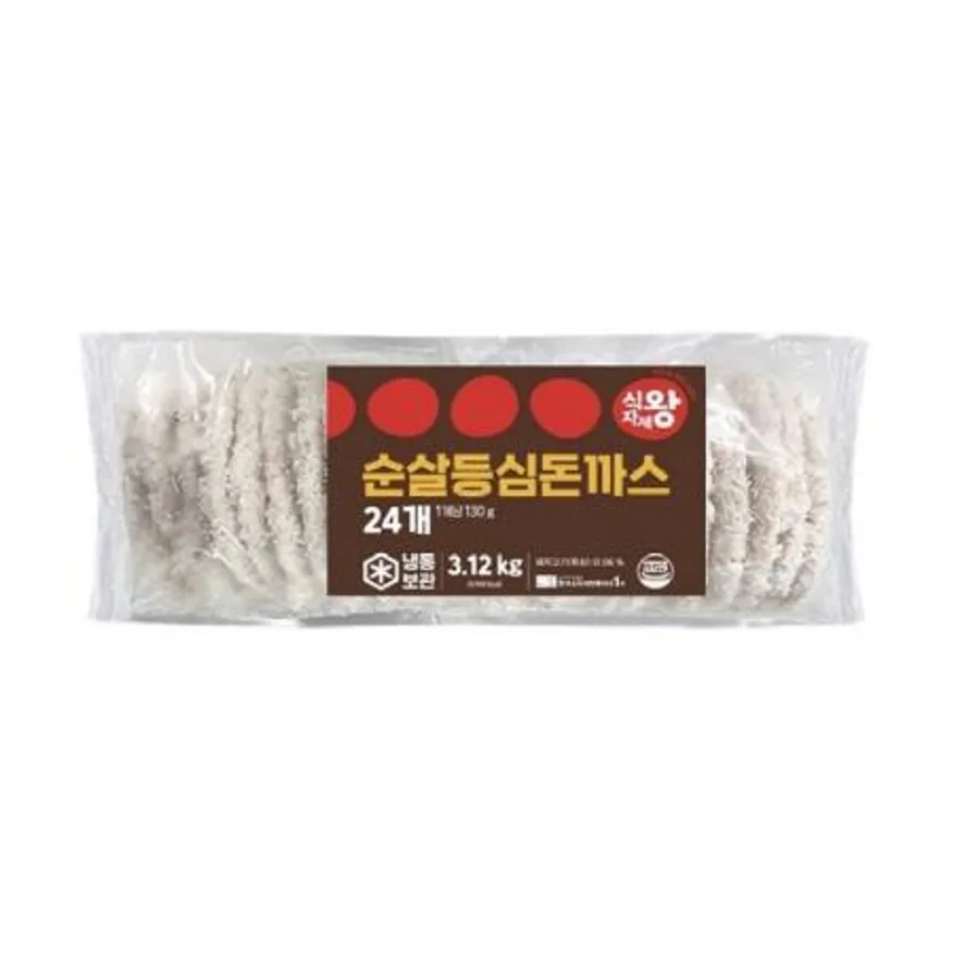 식자재왕 순살등심돈까스 3.12kg 이미지