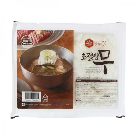 [뿌리원] 냉면김치 초절임무 3kg