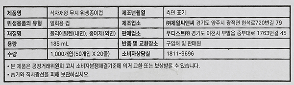 상품정보제공고시