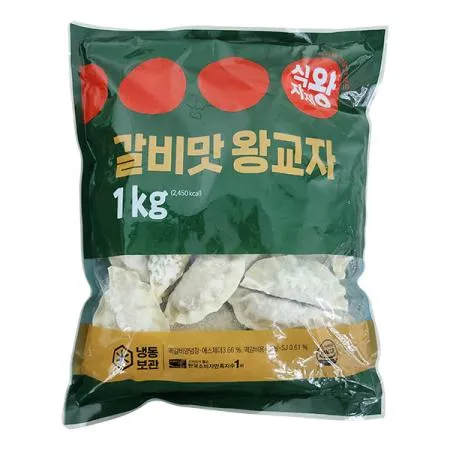 식자재왕 갈비맛왕교자만두 1kg