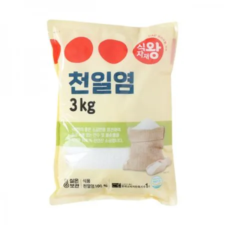 식자재왕 천일염 3kg