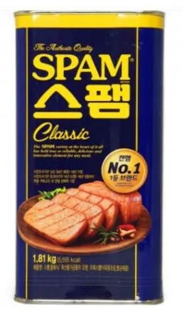 백설 스팸 1.8kg CJ 1개
