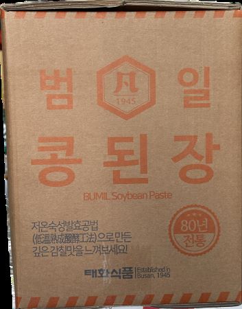 범일 범일콩된장 14KG/EA 태화식품