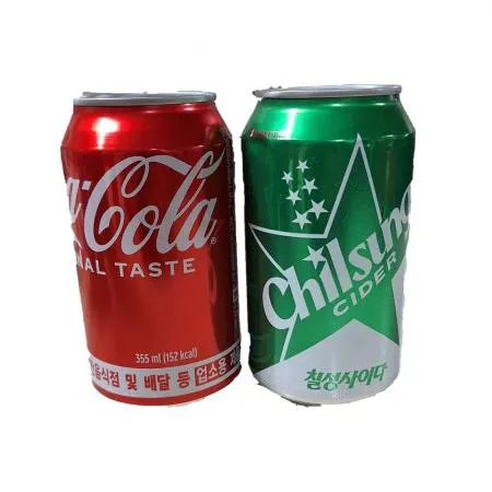 코카콜라 355ml 24개 + 칠성사이다 355ml 24개 (총48개)