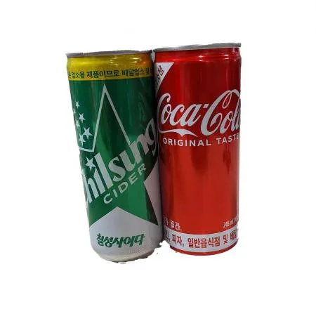 코카콜라(업소용) 245ml 15캔+칠성사이다(업소용) 245ml 15캔 총 30캔