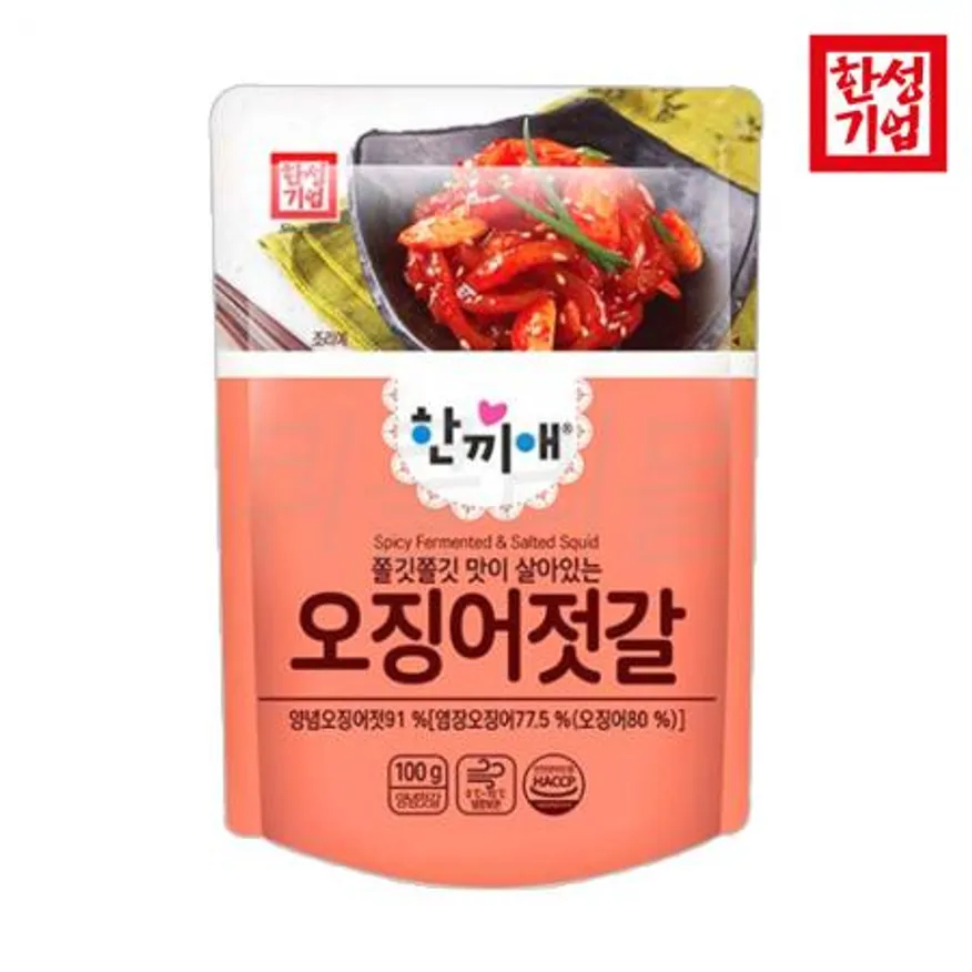 한성 한끼애 오징어젓갈 100g 냉장 이미지