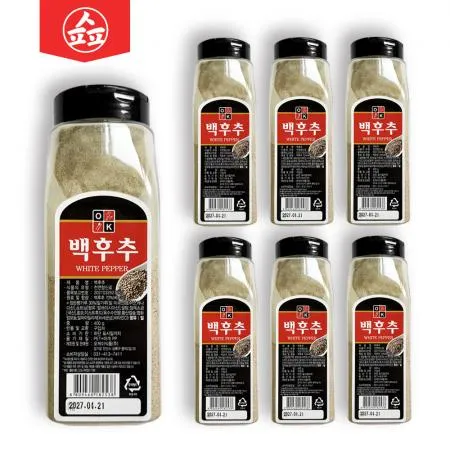 백후추 후추 후추가루 분말 가루 대용량 식당용 식자재 400g 이미지