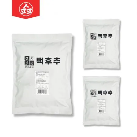백후추 후추 후추가루 분말 가루 대용량 식당용 식자재 1kg 이미지