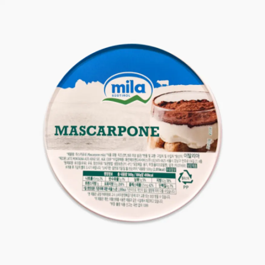 밀라 마스카포네 크림치즈 500g 이미지