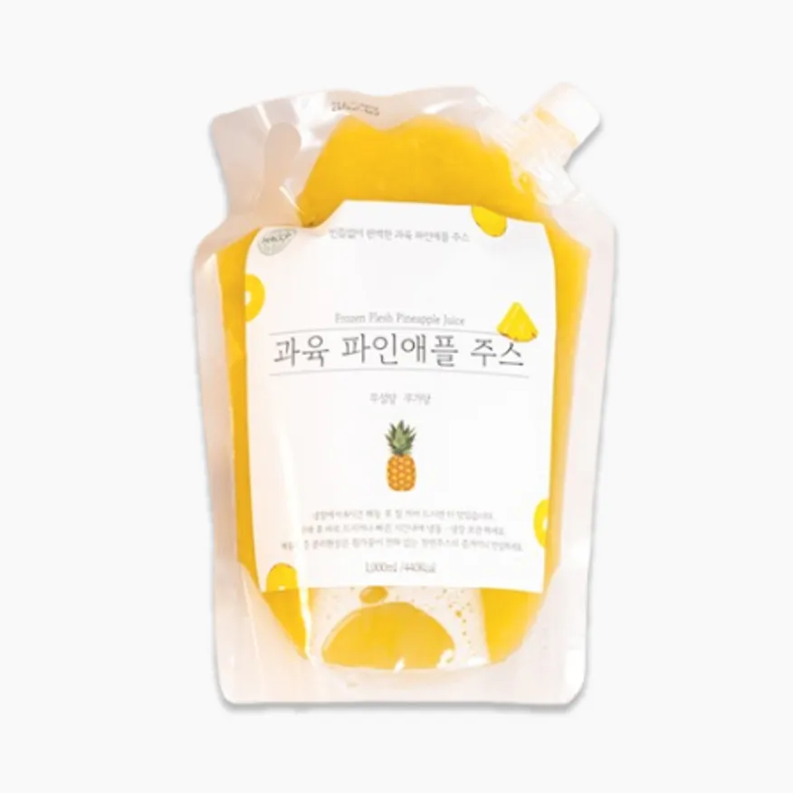 느루 파인애플주스 과육100% 1kg 이미지