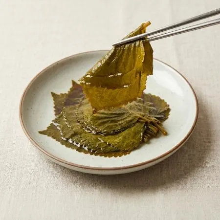 간장깻잎 1kg 절임 장아찌 깻잎김치 업소용 대용량 천년의반찬