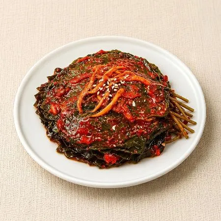 1+1 양념깻잎 1kg 총 2kg, 깻잎김치 장아찌 절임 낱장세척 천년의반찬
