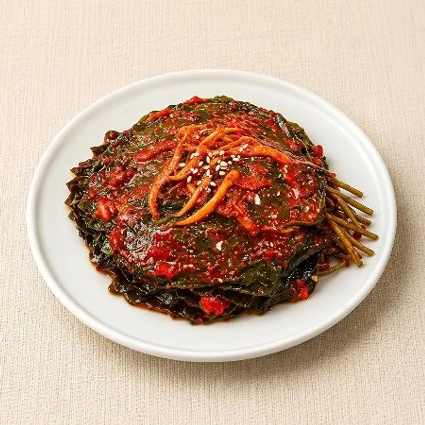 1+1 양념깻잎 1kg 총 2kg, 깻잎김치 장아찌 절임 낱장세척 천년의반찬 이미지