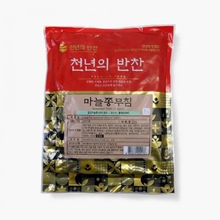 마늘쫑무침 1kg 양념마늘쫑 고추장 마늘쫑 장아찌 이미지