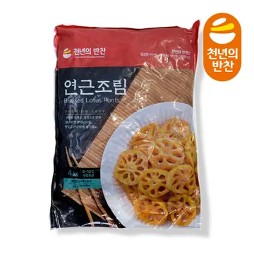 천년의반찬 치자 연근조림 4kg