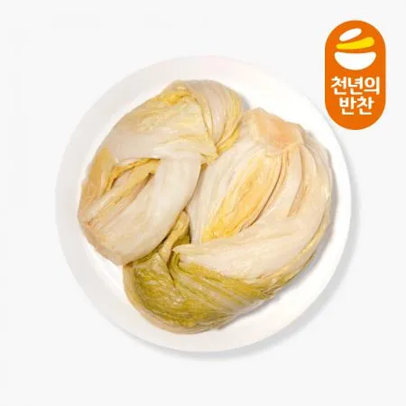 천년의반찬 씻은 묵은지 김치 2kg 씻은지 횟집 백김치 김밥용 이미지