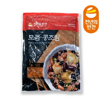 천년의반찬 모듬콩조림 1kg 영양콩자반 견과류 콩조림 대용량