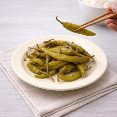 햇고추 염장고추지 고추장아찌 15kg 대용량 절임고추지 염장고추 고추원물 업소용 식자재