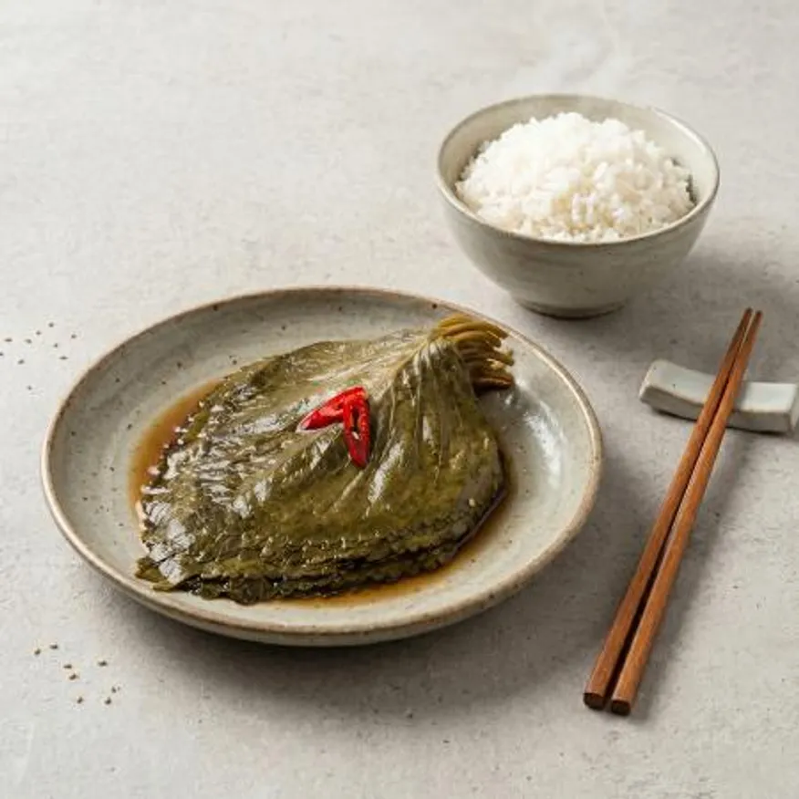 간장깻잎 1kg 절임 장아찌 깻잎김치 업소용 대용량 천년의반찬 이미지