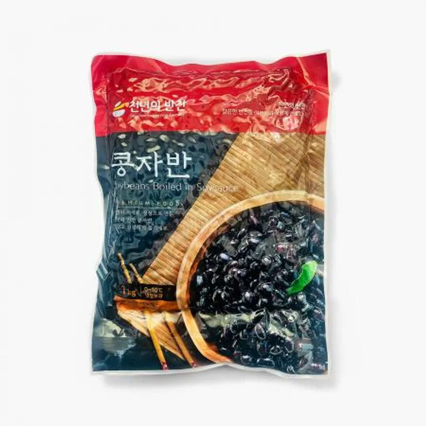 천년의반찬 콩자반 1kg 콩조림 검은콩 이미지