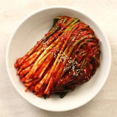 실비파김치 1kg 매운김치 매콤한 쪽파김치 천년의반찬