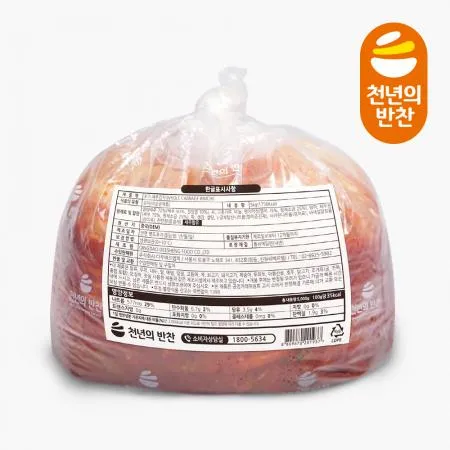 천년의반찬 포기배추김치 5Kg