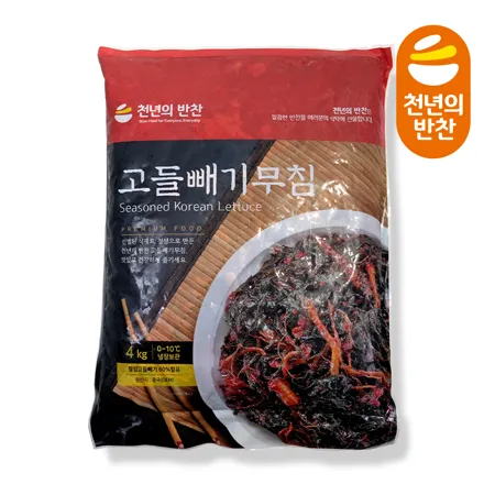천년의반찬 고들빼기 무침 4kg