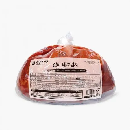실비배추김치 1kg 매운 김치 매콤한 맛있는 포기김치 천년의반찬 이미지