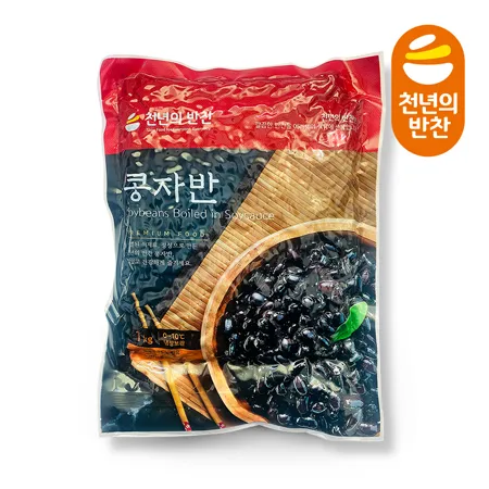 천년의반찬 콩자반 1kg 콩조림 검은콩