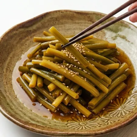 간장마늘쫑 착한식품 4kg 업소용 대용량 반찬 이미지