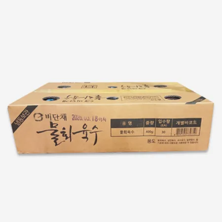 비단채 물회육수 400g x 30개 + 곰표 소면 3kg x 4개 이미지