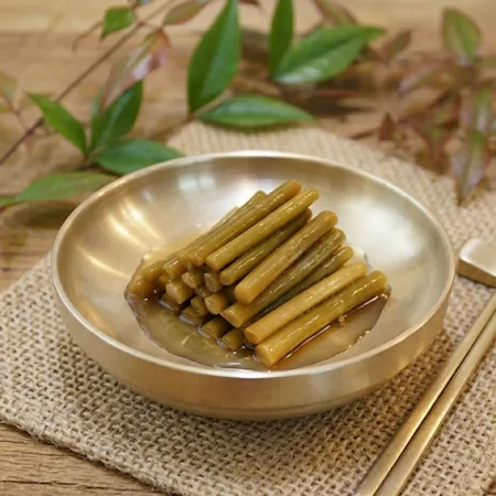 마늘쫑장아찌 착한식품 4kg 업소용 대용량 반찬