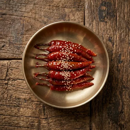양념고추무침 착한식품 4kg x 3개 업소용 대용량 반찬 이미지