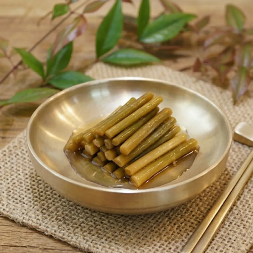 마늘쫑장아찌 착한식품 4kg x 3개 업소용 대용량 반찬 이미지