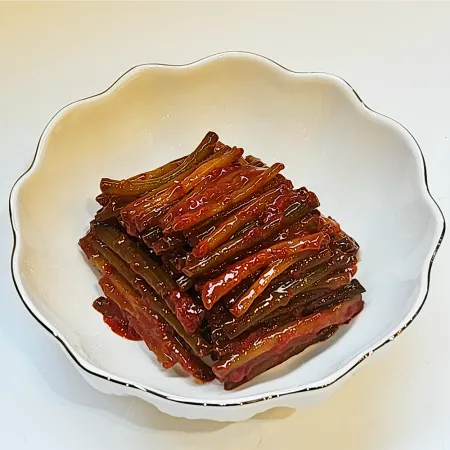 맛찬 양념마늘쫑 착한식품 4kg x 3개 업소용 대용량 반찬 이미지