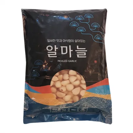 맛찬 알마늘장아찌 착한식품 4kg 업소용 대용량 반찬 이미지