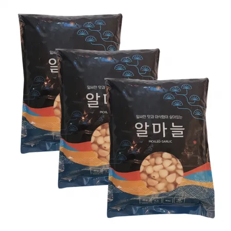 맛찬 알마늘장아찌 착한식품 4kg x 3개 업소용 대용량 반찬