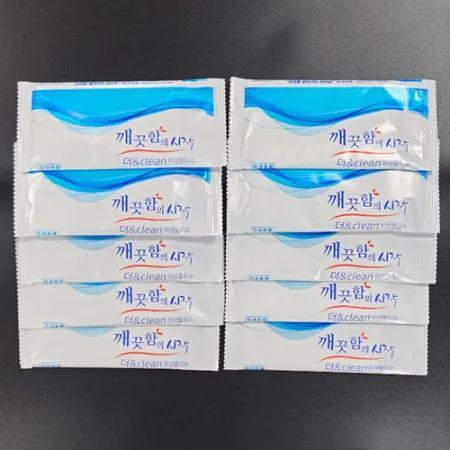 업소용 일회용 개별포장 물티슈 400매 이미지
