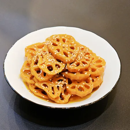 [맛찬]연근조림 착한식품 4kg x 3개 업소용 대용량 반찬 이미지