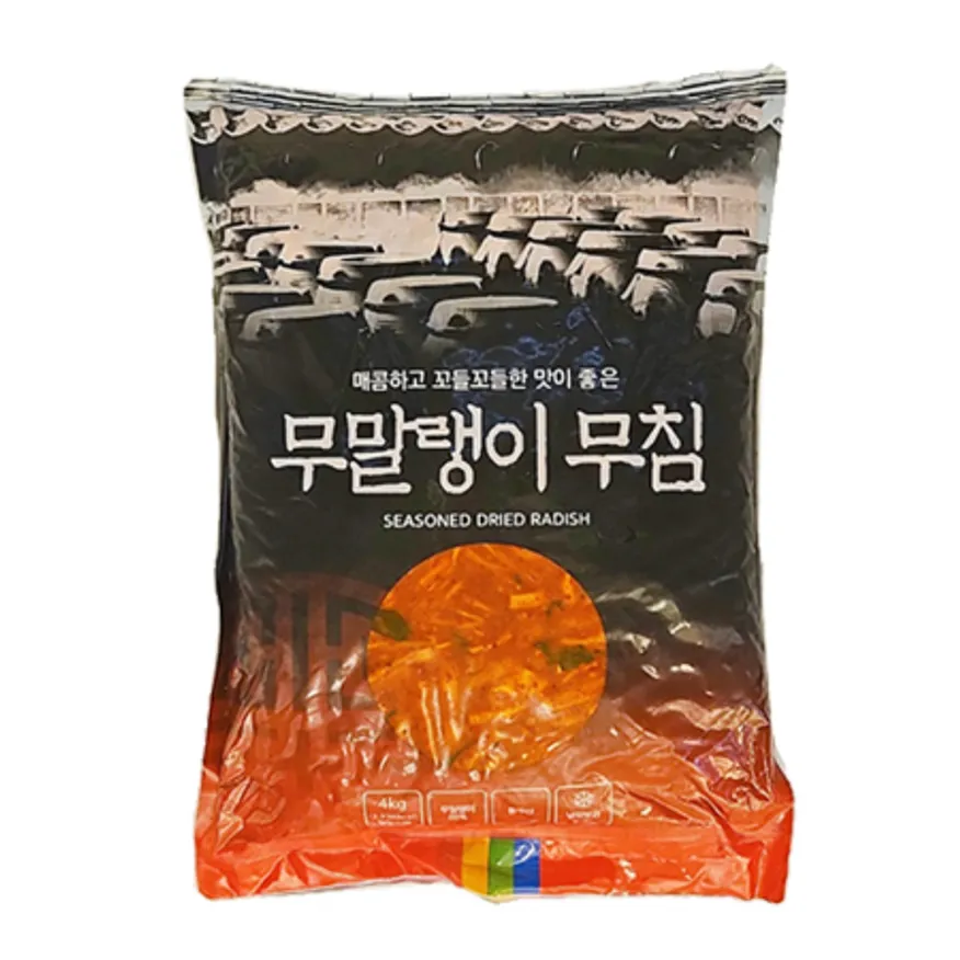 무말랭이무침 착한식품 4kg 업소용대용량 반찬 이미지