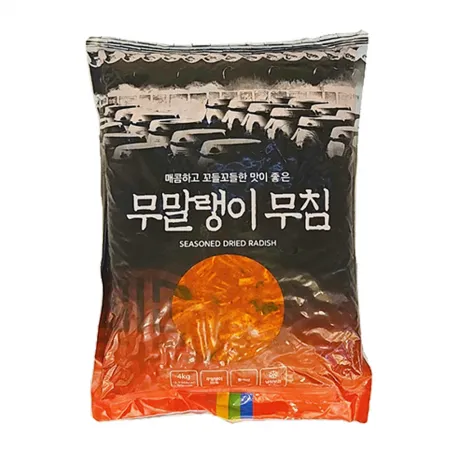 무말랭이무침 착한식품 4kg 업소용대용량 반찬 이미지