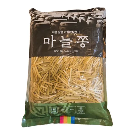 마늘쫑장아찌 착한식품 4kg 업소용 대용량 반찬 이미지