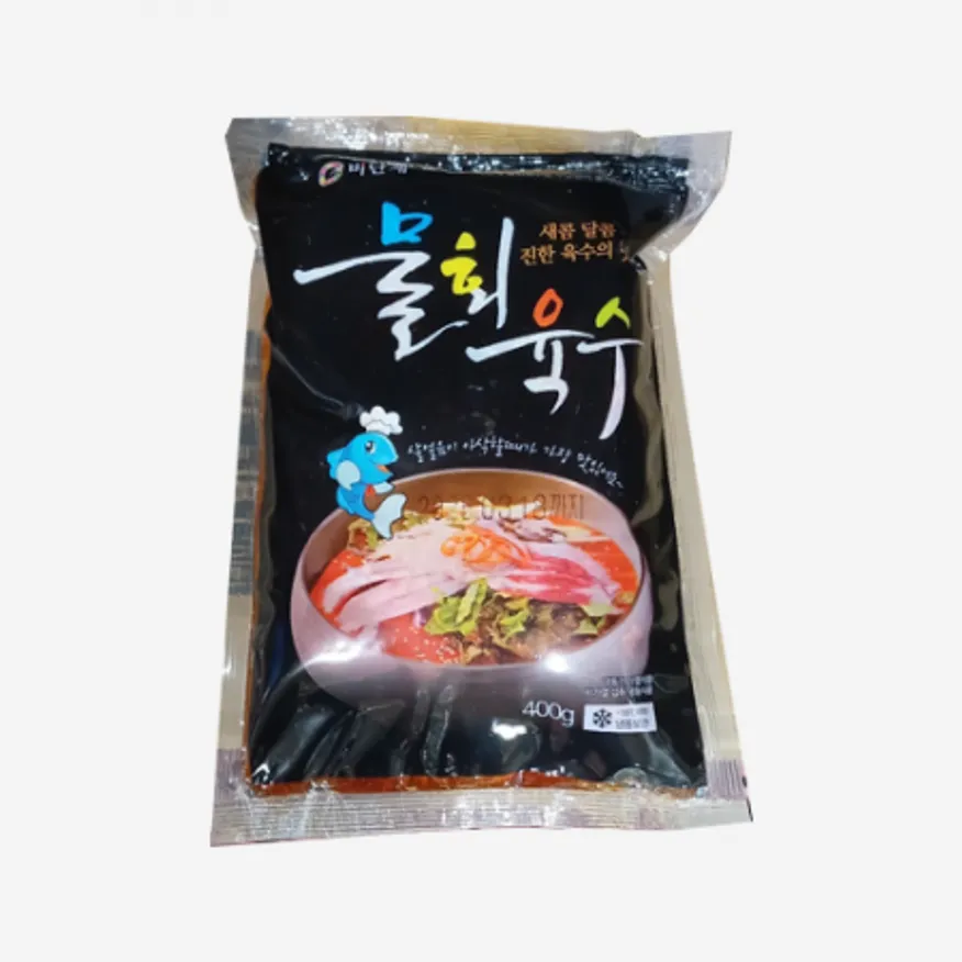 비단채 물회육수 400g x 30개 이미지