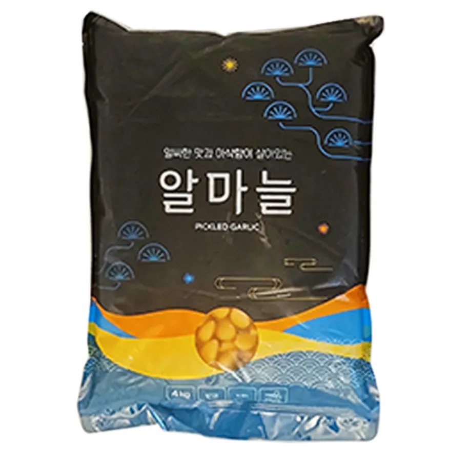 알마늘장아찌 착한식품 4kg 업소용 대용량 반찬 이미지