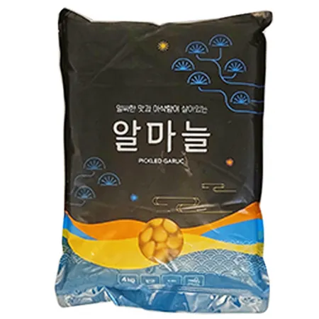 알마늘장아찌 착한식품 4kg 업소용 대용량 반찬 이미지