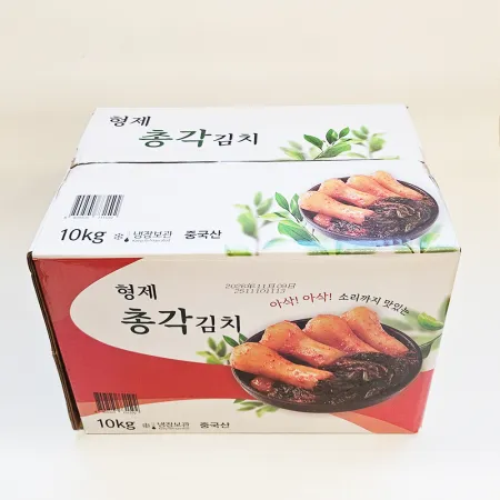 형제 총각김치 10kg 업소용 대용량 반찬 이미지