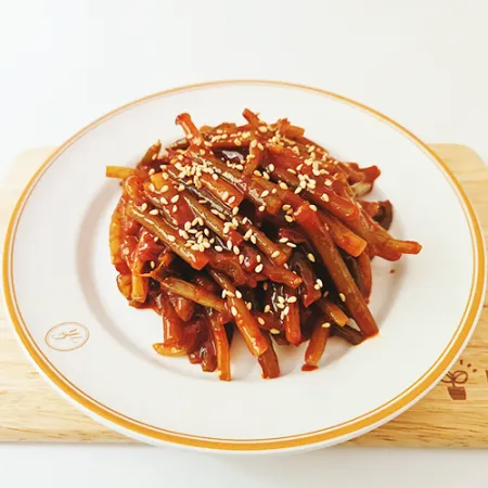 [맛찬]양념마늘쫑 착한식품 4kg x 3개 업소용 대용량 반찬 이미지