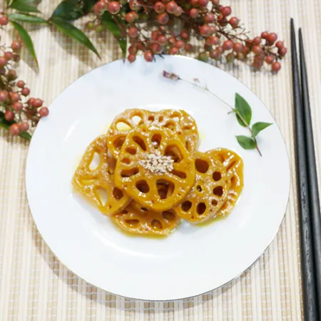 [맛찬]연근조림 착한식품 4kg x 3개 업소용 대용량 반찬 이미지