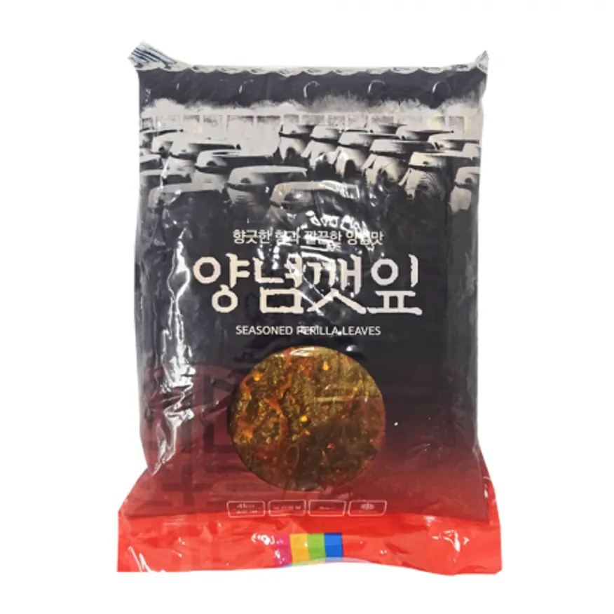 양념깻잎 착한식품 4kg 업소용대용량 반찬 이미지
