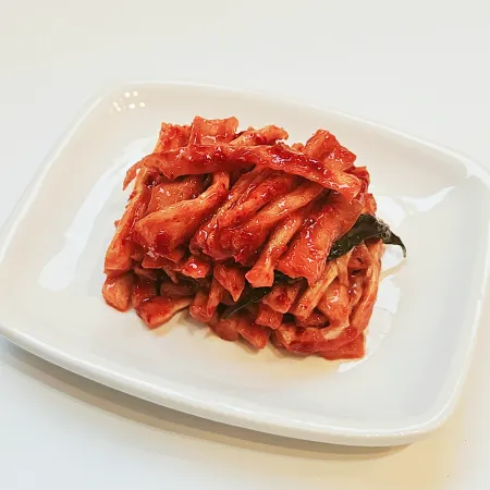 무말랭이무침 착한식품 4kg 업소용대용량 반찬 이미지